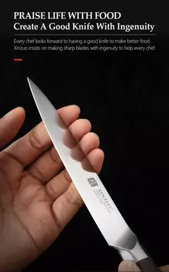 XINZUO-Profissional Conjunto De Facas De Cozinha Completo, Alemão 1.4116 Conjuntos De Facas De Aço Inoxidável, Melhor Ferramenta De Fatiamento De Cozinha, 7 PCs - Wolf Magazine