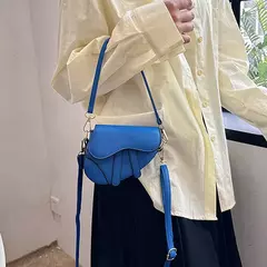 Sacos portáteis do mensageiro do ombro único para mulheres, bolsa crossbody de couro, bolsa simples, bolsas sela - comprar online