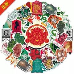 Harries potter brinquedos clássicos luna ron adesivo hermione malfoy snape adesivos à prova dwaterproof água para telefone portátil scrapbook scooter brinquedo - comprar online