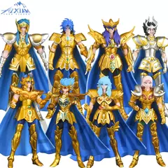 Aixlan Saint Seiya Figura 19cm Phoenix Ikki Hyoga Seiya Shiryu Figura de ação em PVC Amine Presente de aniversário Estatueta colecionável