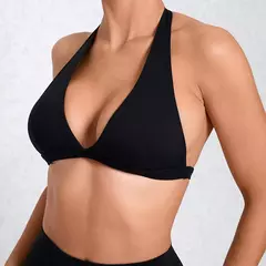 Imagem do Esportes Push Up Bra para Mulheres, Top Esportivo, Roupas Fitness, Roupas de Yoga, Branco, Preto, Azul, Café, XS, 2022