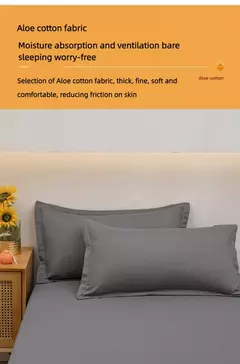 Lençol de algodão puro cor, cor pura simples, peça única, Skin-Friendly, dormitório estudantil, cama de solteiro e casal - comprar online