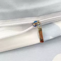 Blue Hearts Love Bedding Set para meninas e meninos, folha plana de tamanho duplo, capa de edredão e fronha, roupa de cama macia, têxteis domésticos, meninos