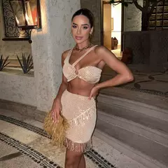 Conjunto sexy de biquíni feminino, sutiã de renda, mini saia, férias de praia, fato de banho feminino casual, 2 peças, verão - Wolf Magazine