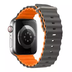 Pulseira esportiva de silicone para Apple Watch, pulseira para iWatch Series 9, 7, 8, 4, 5, 6, SE 2, 49mm, 45mm, 44mm, 42mm, 38 milímetros, 40 milímetros, 41 milímetros, ultra