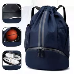 Saco impermeável do esporte do basquetebol com compartimento do sapato, Saco de fitness ao ar livre