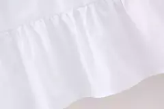 TRAFZA-Feminina Hollow Out O-Neck manga curta com renda por cima, blusa casual, streetwear chique feminino, camisa sólida da moda, 2024 na internet
