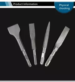 Conjunto de cinzel de 250mm, haste sds plus, martelo elétrico, broca, ranhura plana, ferramentas de alvenaria para concreto, tijolo, parede, rocha - comprar online