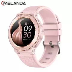 MELANDA-Sport Smart Watch para Mulheres, Chamada Bluetooth, IP68 Impermeável, Rastreador De Fitness, Monitoramento De Saúde, IOS, Android, MK60 na internet