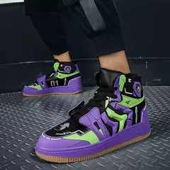 EVA Anime Joint Limit Sapatos de cano alto estilo casal tênis de basquete masculino esportes casuais sola de borracha respirável sapatos de verão - comprar online