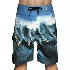 Calções de natação masculinos na moda de bain homme bermuda água praia shorts calças de secagem rápida havaiano praia férias wear na internet