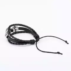 Harri potter pulseiras de couro com contas brinquedos hogwarts slytherin grifinória distintivo pomo mortos da morte 93/4 pulseira presentes brinquedos - Wolf Magazine