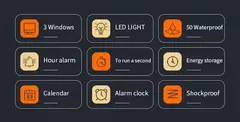 Relógios digitais de aço inoxidável para meninos, relógios esportivos, tamanho out, luz led, alta qualidade, presente masculino na internet