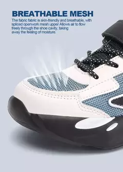 Sapatos de malha antiderrapante respirável infantil, tênis de corrida casual, sapatos de caminhada para crianças, meninos, meninas - loja online
