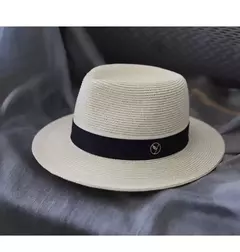 Chapéu de Palha Aba Larga para Mulheres e Homens, Boné de Sol de Praia, Proteção UV, Fedora Natural, Panamá, Macio, Designer, Presente de Aniversário, Verão, Novo - Wolf Magazine