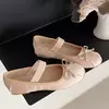 Sapatilhas com nó borboleta para mulheres, sapatos Mary Jane, sandálias casuais femininas, calçado feminino, fora, slides de moda, Lolita, Novo, 2022, 2024