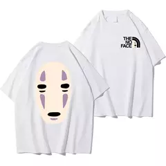 Imagem do Camiseta masculina e feminina de manga curta estampada com desenho animado engraçado, camiseta unissex solta, top de algodão grande, moda casual, verão