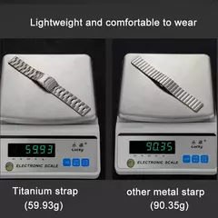 Pulseira de titânio para Apple Watch, Pulseira de luxo, Ultra, 49mm, 45mm, 44mm, 41mm, 38mm, Men's Style Bracelet, iWatch 9, SE, 8, 7, 6, 5, 4 na internet