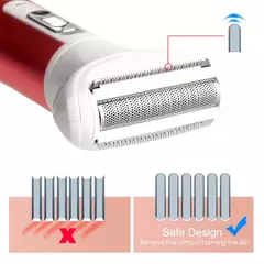 5 em 1 Body Hair Removal Depilador Axila Cabelo Biquíni Perna Cabelo Pêlo Púbico Electric Razor Clipper Shaver Mulheres na internet