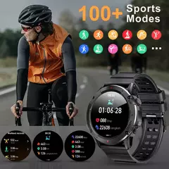 MELANDA-Smartwatch de Esportes Impermeável para Homens, Chamada Bluetooth, Rastreador De Fitness, IOS, Android NX9, IP68, 1.39 "HD - loja online