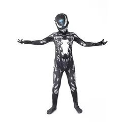 Vendas quentes halloween aranha mancosplay filme para festa terno do homem aranha crianças traje de veneno estilo 3d - loja online