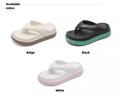 Outlandish-eva flip flops para mulheres, solas grossas super macias, sapatos ao ar livre, antiderrapante, de alta qualidade, design moderno, para o verão - Wolf Magazine