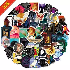 Harries potter brinquedos clássicos luna ron adesivo hermione malfoy snape adesivos à prova dwaterproof água para telefone portátil scrapbook scooter brinquedo