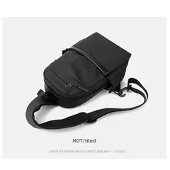 Bolsa de peito masculina 2024 nova moda na moda marca cruz saco de ombro casual crossbody saco ins telefone móvel pequena mochila - Wolf Magazine