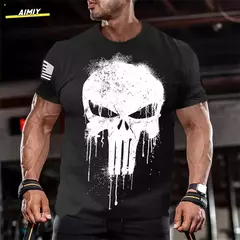 Camiseta masculina de metal rock banda estampada, blusa esportiva feminina hip-hop com gola O, moda casual, fã de música, 3D, plus size, S, 5XL, 2020 - comprar online