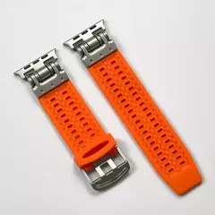 Pulseira de silicone para Apple Watch, Ultra 2, Correas Suaves, Apple iWatch Series 9, 8, 7, 6, 5, 4, Bracelete, 49mm, 45mm, 44mm, 42 milímetros