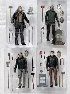 Neca sexta-feira 13 figura brinquedos freddy jason voorhees sangue final figura de ação jason modelo colecionável brinquedo presentes de natal - comprar online