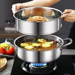 Honeycomb Bottom Non Stick Pan, Fogão de Indução Fogão a Gás Frigideira, Aço Inoxidável 316, Panela de sopa, Frigideira Wok, Frigideira Geral, 28 cm, 30cm - Wolf Magazine