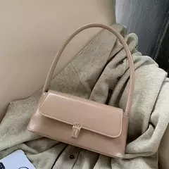 Bolsas Crossbody monocromáticas para mulheres, bolsa de ombro, bolsas axilas, bolsa feminina, marca de luxo, design de moda, 2023 - comprar online