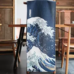Simples chinês Lotus Table Runner, japonês Wave Table Flag, Koi Fish Toalha de Mesa, Acessórios para Cerimônia do Chá, Estilo Nacional - loja online