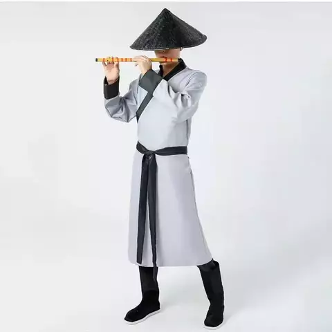 Fantasia de ninja plus size para homens – Japonês/Tiongkok Old Fantasy Homem – Acessório de Halloween para cosplay incluído/disponível
