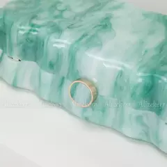 Alizekerr onda-como caixa de acrílico sacos de noite feminino 2024 boutique elegante marmorizado bolsas de embreagem e bolsas festa de casamento - loja online