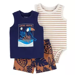 Conjunto de roupas de algodão do bebê recém-nascido, dinossauro bonito dos desenhos animados, manga curta, shorts, macacão, roupas infantis, 6-24m, verão - loja online