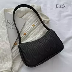Bolsa de axilas de couro PU para mulheres, bolsa casual, bolsas de ombro femininas, luxo na internet