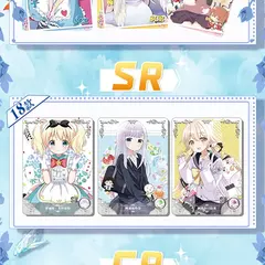 Nova deusa história coleção cartões conjunto completo caixa de reforço anime menina coleção cartão tcg jogo cartão brinquedos mesa presente aniversário das crianças na internet