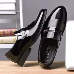 Sapatos de couro masculino, Formal Oxfords, Clássicos, Pontudo, Vestido, Casamento, Negócios, Casual, Escritório, Trabalhar - loja online
