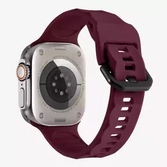 Banda de silicone para apple watch pulseira 49mm 45mm 41mm esporte pulseira 44mm 40mm 42mm 38mm pulseira iwatch ultra 9 8 7 6 se 5 4 cinto - Wolf Magazine