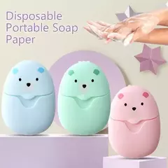Portátil Viagem Sabão Folhas, Sabão Papel, Mão de Banho, Limpeza Outdoor Viagem, Fragrância Espuma, Adequado para Camping, 150Pcs - Wolf Magazine