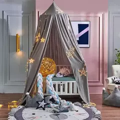 Rede Mosquiteira Pendurada para Crianças, Berço Cortina, Tenda Pendurada, Decoração de cama, Menina Princesa, Cama Canopy, Living Corner Play, Leitura