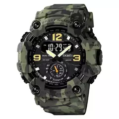 SKMEI-Relógio Digital Militar Masculino, Relógio de Pulso Impermeável Camuflagem, Relógio de Quartzo Esportivo à Prova de Choque, 1384, 1637 - loja online