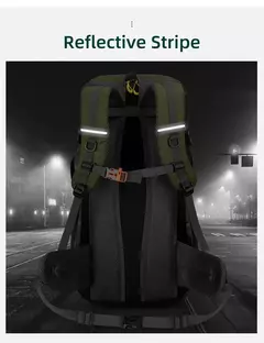 Mochila de viagem impermeável para homens, grande bolsa de caminhada, mochila turística, esportes ao ar livre escalada montanhismo, saco de bagagem 50L - loja online