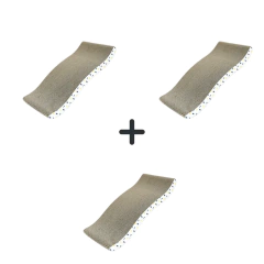 Placa para arranhar gatos, caixa de cartão para arranhar gatos de interior, cama reversível e durável com catnip - comprar online