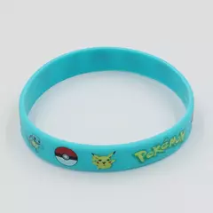 Pokemon pikachu figuras brilho pulseira de silicone anime brinquedos pulseira pulseiras cosplay acessórios meninos menina festa aniversário presente - comprar online