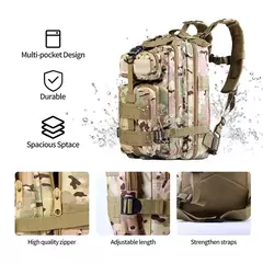 Classic Tactical Camouflage Nylon Backpack, Travel Sports Bag, Escalada ao ar livre, caça, pesca, caminhadas, 3P Pack na internet
