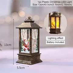 Imagem do Natal LED Light Lantern, Decoração para casa, Quarto, Fairy Lights, Ano Novo, Lâmpada decorativa, 2023