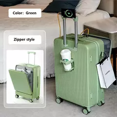 Extensões de transporte de viagem tipo 20 24 28 Polegada mala carrinho de bagagem carry-on cabine mala transportadora para a linha da viagem - Wolf Magazine